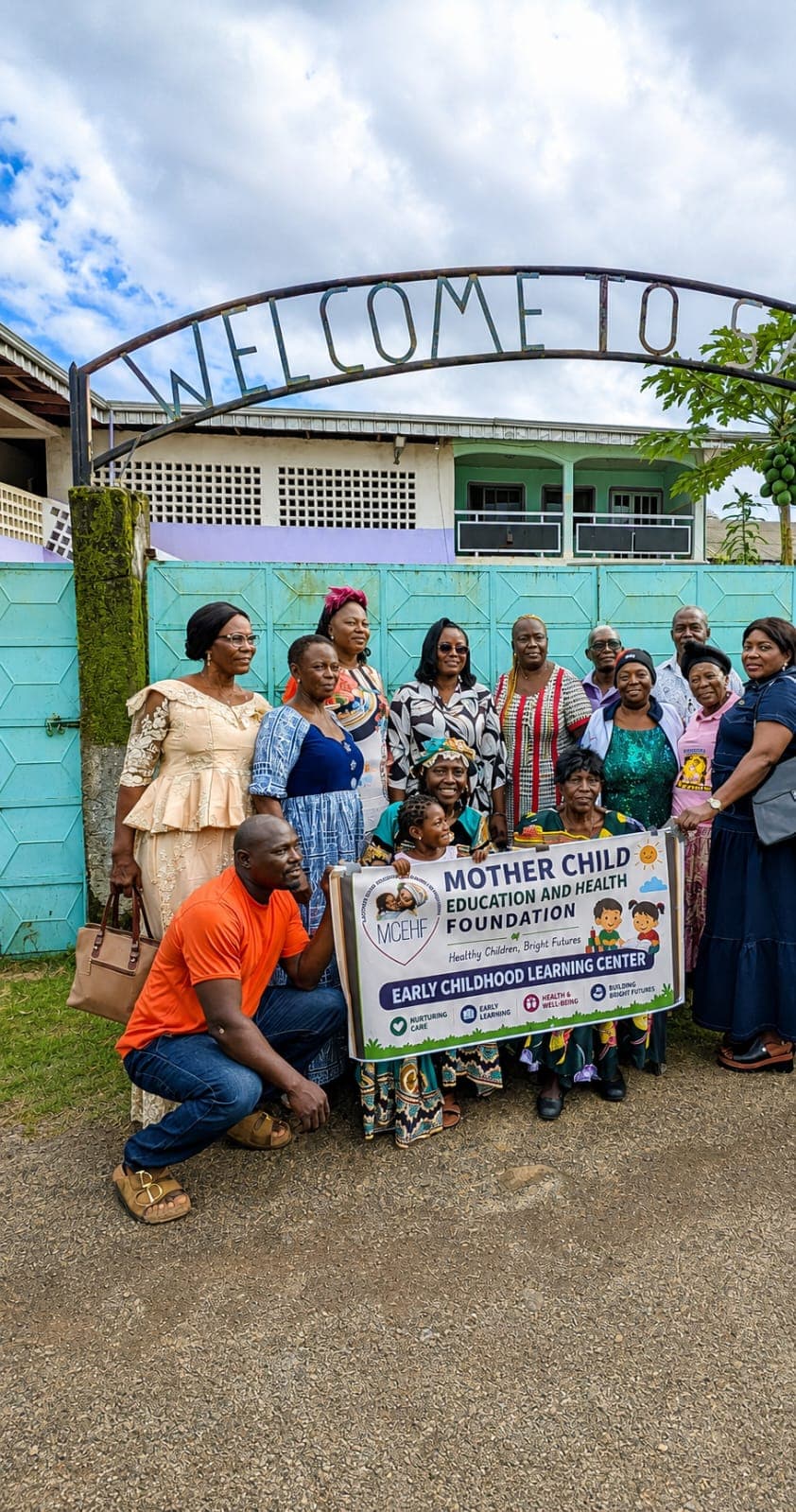 The community gathered for the launch